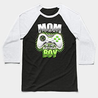 Mom of the Birthday Video Gamer Birthday Baseball T-Shirt